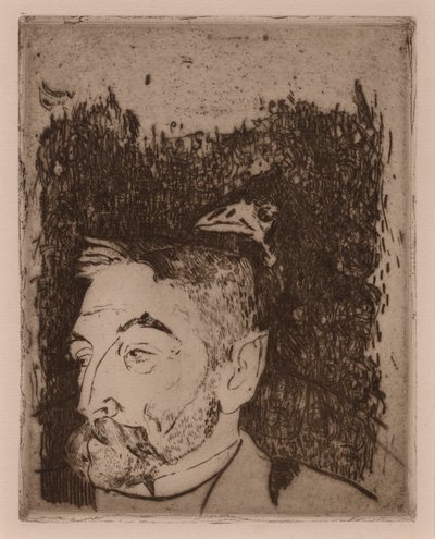 Retrato de Sat?fane Mallarm? de Paul Gauguin