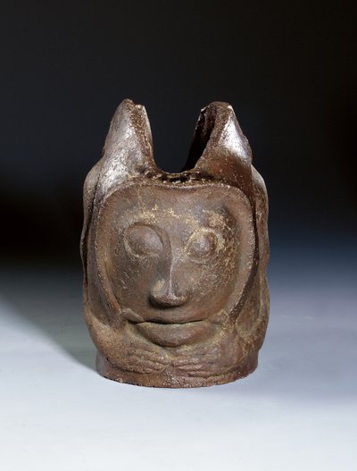 Olla en forma de cabeza grotesca, c.1895 de Paul Gauguin