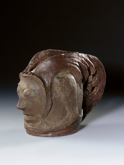 Olla en forma de cabeza grotesca, c.1895 de Paul Gauguin