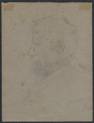 Profile Bust of a Man (verso) de Paul Gauguin