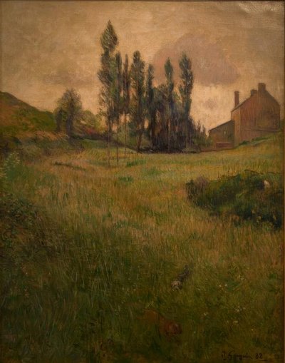 Perros corriendo de Paul Gauguin