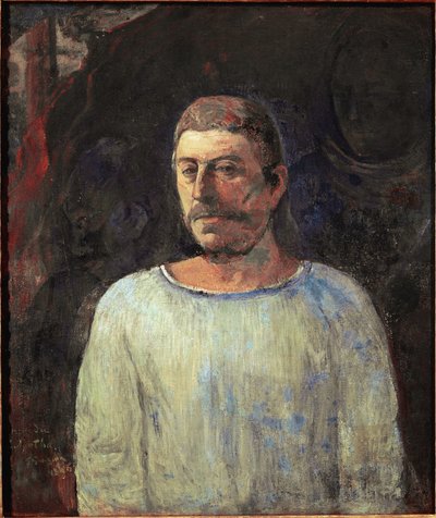 Autorretrato cerca del Gólgota de Paul Gauguin