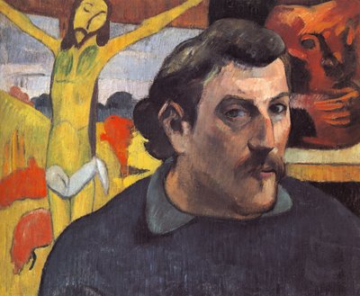 Autorretrato con el Cristo amarillo de Paul Gauguin