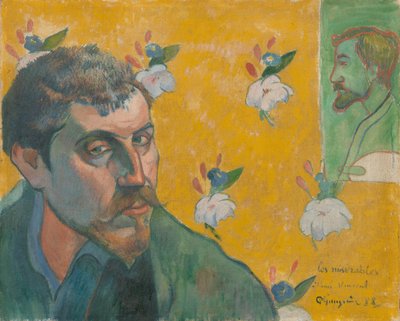 Autorretrato, Los Miserables, 1888 de Paul Gauguin