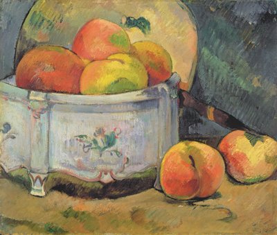 Naturaleza muerta con duraznos, c.1889 de Paul Gauguin