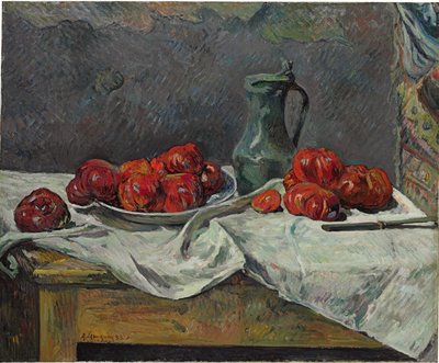 Naturaleza muerta con tomates, 1883 de Paul Gauguin