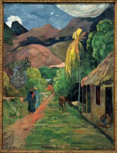 Camino a la montaña de Paul Gauguin