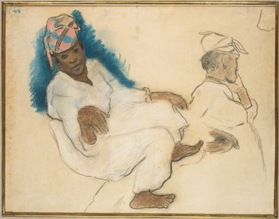 Estudio de mujeres de Martinica, c.1887 de Paul Gauguin