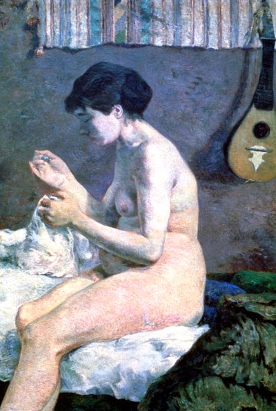 Estudio de un desnudo, 1880 de Paul Gauguin