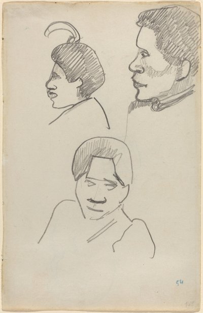 Cabezas Tahitianas de Paul Gauguin