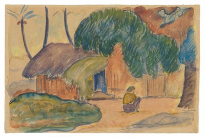 Cabaña tahitiana de Paul Gauguin