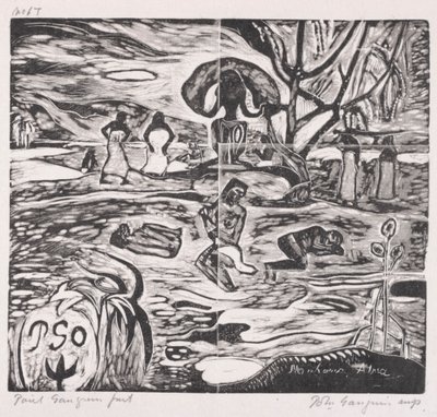 Serie Tahitiana: Ofrendas a un Dios de Paul Gauguin
