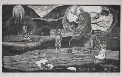 Serie Tahitiana: Adoración de Paul Gauguin