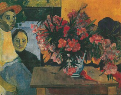 Tahitiano:  Te tiare farani El manojo de flores de Paul Gauguin