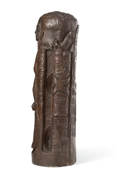 Tótem tahitiano a Cristo en la Cruz, después de 1894 de Paul Gauguin