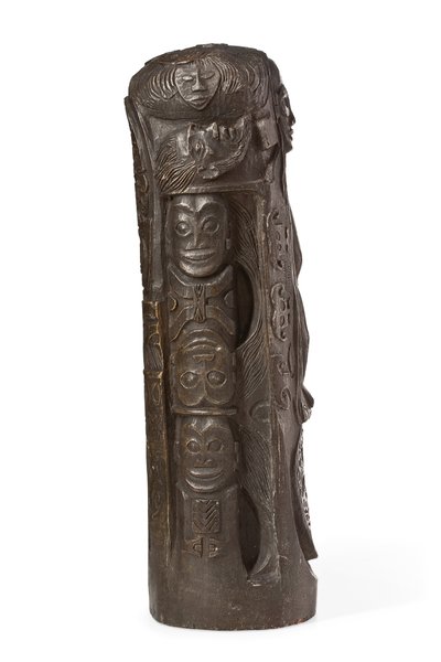 Tótem tahitiano a Cristo en la Cruz, después de 1894 de Paul Gauguin