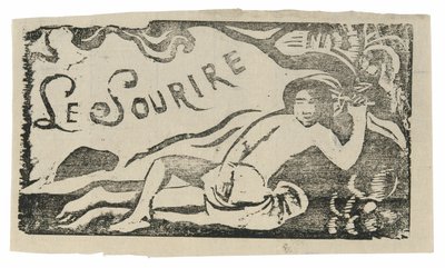 Mujer tahitiana, tocado para Le sourire de Paul Gauguin