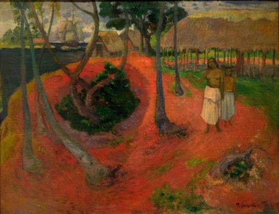 Idilio tahitiano de Paul Gauguin