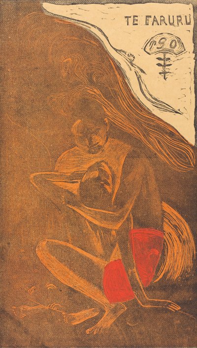 Te Faruru Están haciendo el amor aquí, 1894-1895 de Paul Gauguin