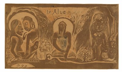 Te atua (El dios), de la suite Noa Noa de Paul Gauguin
