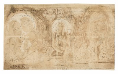 Te atua (El Dios), de la Suite Noa Noa de Paul Gauguin