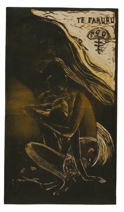 Te faruru (Aquí hacemos el amor), de la Suite Noa Noa de Paul Gauguin