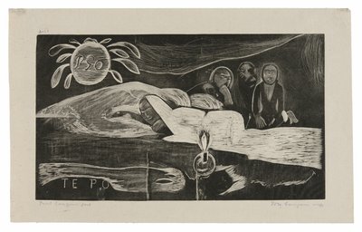 Te po (La Noche), de la Suite Noa Noa de Paul Gauguin