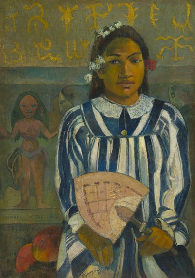 Los antepasados de Tehamana o Tehamana tiene muchos padres (Merahi metua no Tehamana) de Paul Gauguin