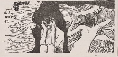 Las rocas negras de Paul Gauguin