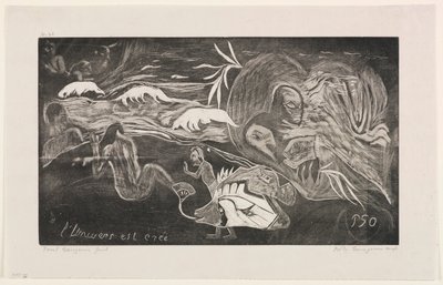 La Creación del Universo, de la serie “Noa Noa” de Paul Gauguin