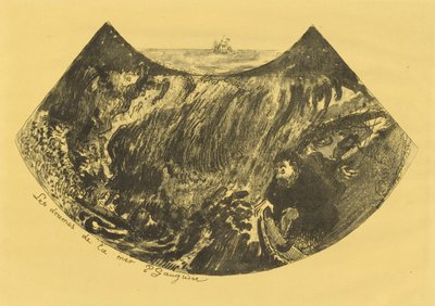 Los dramas del mar (Un descenso a la vorágine) de Paul Gauguin