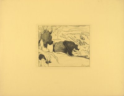 Las lavanderas de Paul Gauguin