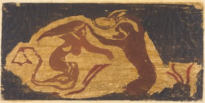 Die Meerjungfrau und der Affe de Paul Gauguin