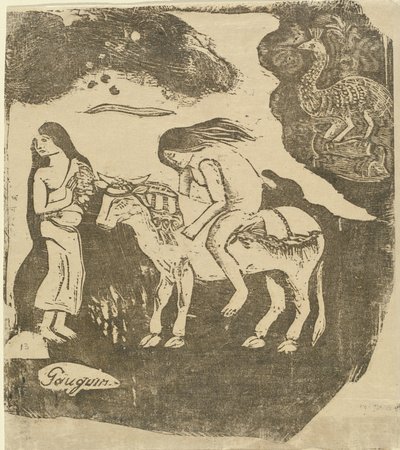 El rapto de Europa, en o después de 1895 de Paul Gauguin