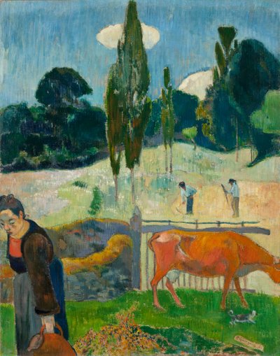 La vaca roja de Paul Gauguin