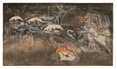 The Universe Is Being Created), de la Suite Noa Noa de Paul Gauguin