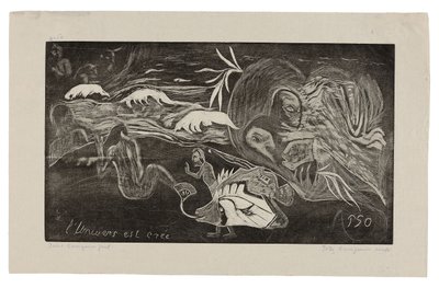 The Universe Is Being Created), de la Suite Noa Noa de Paul Gauguin