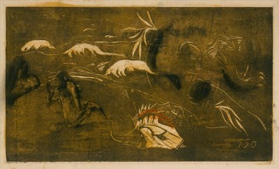 La creación del universo, 1893-94 de Paul Gauguin