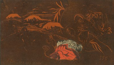El universo es creado de Paul Gauguin