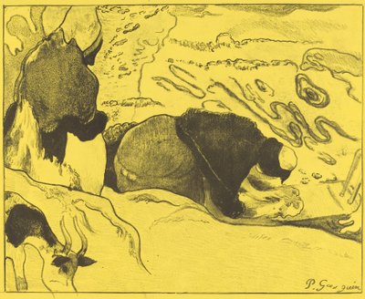 Las lavanderas de Paul Gauguin