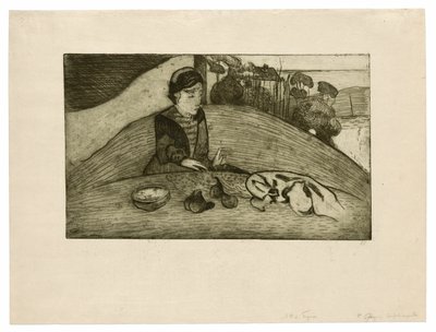 La mujer con higos de Paul Gauguin
