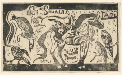 Página de título para "Le Sourire" de Paul Gauguin