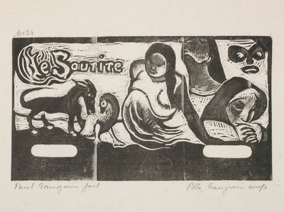 Título de "La sonrisa (título de la sonrisa)" de Paul Gauguin