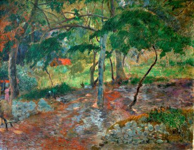 Paisaje tropical en Martinica de Paul Gauguin