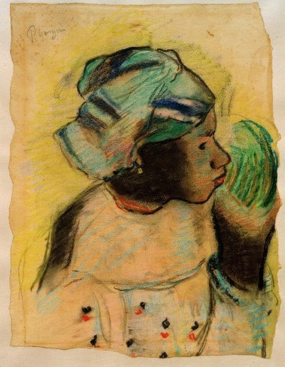 Cabeza de mujer, Martinica de Paul Gauguin