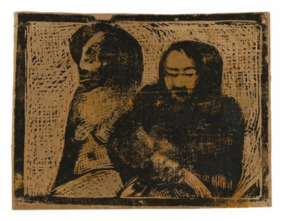 Dos maoríes de Paul Gauguin