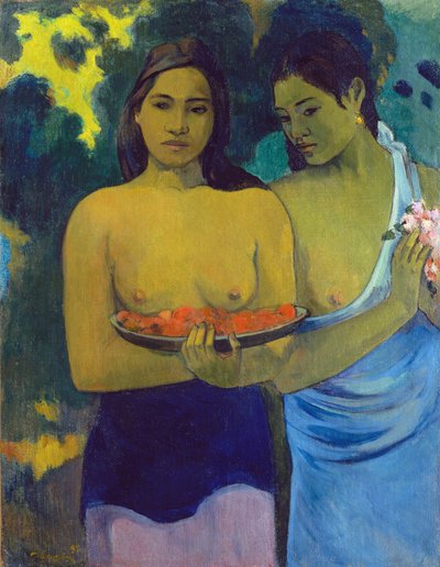 Dos tahitianos de Paul Gauguin