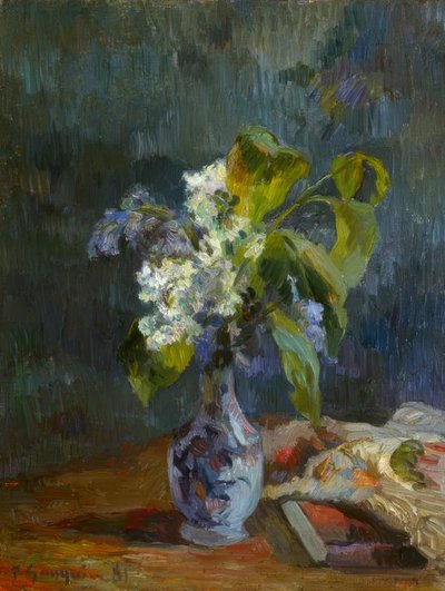 Jarrón de flores de Paul Gauguin