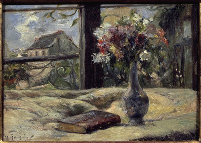 Jarrón de flores de Paul Gauguin