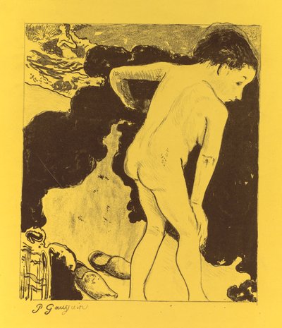 Suite Volpini: Bañistas bretonas (Baigneuses Bretonnes) de Paul Gauguin